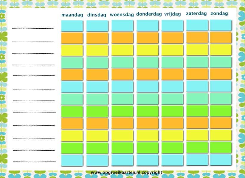 leerschema maken leerschema maken